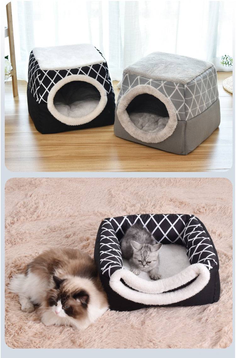 Collapsible Cat House and Bed