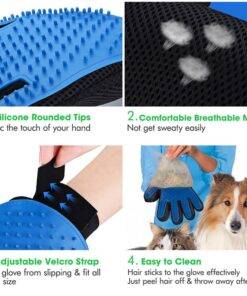 Silicone Pet Grooming Glove iLovPets.com